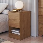Mesa Cabeceira 2 Gavetas Aurora 65,5cm X 42,5cm X 38,8cm Maca