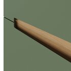 Mesa Cabeceira 3 Gavetas Logan  Ébano