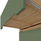 Mesa Cabeceira 3 Gavetas Logan  Ébano