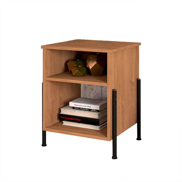 Mesa Cabeceira Amy-demolição-preto - Édecasamóveis