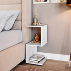 Mesa Cabeceira Branca S/z Com Nichos