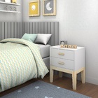 Mesa Cabeceira Branco Quarto Criança Decoração Pes Madeira