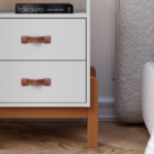 Mesa Cabeceira Cama Box Quarto Mini Cômoda Gaveteiro com Puxa