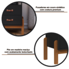 Mesa Cabeceira Cama Box Quarto Mini Cômoda Gaveteiro com Puxa