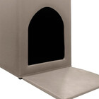 Mesa Cabeceira Com Cama Pet Material Sintético Bege Speciale