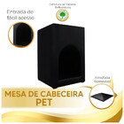 Mesa Cabeceira Com Cama Pet Material Sintético - Star Confort