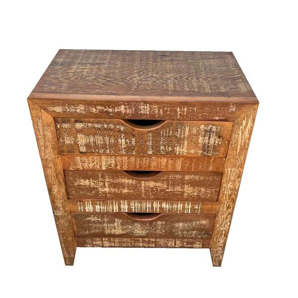 Mesa Cabeceira Criado Mudo Retrô Quarto Lateral Madeira Maciç