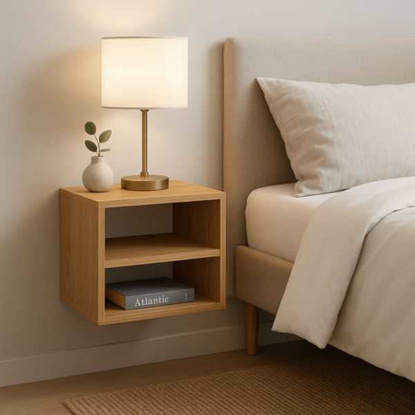 Mesa Cabeceira Criado Suspenso Mudo Mesinha Quarto Sala Retro