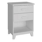 Mesa Cabeceira Guarapari Com 2 Gavetas Rimo Branco