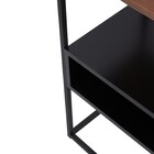 Mesa Cabeceira Lucy Moderna Quarto Sala Apoio Cama - Preto