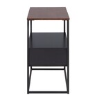 Mesa Cabeceira Lucy Moderna Quarto Sala Apoio Cama - Preto