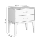 Mesa Cabeceira Para Quarto Criança Decoração Pes De Madeira