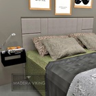 Mesa Cabeceira Preto  Suspensa Em Mdf 35x14x20