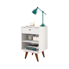 Mesa Cabeceira Retrô 60 Branco