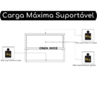 Mesa Cabeceira Sigma Preto/cedro