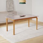 Mesa Candian Retangular 180 X 0,90 Com Vidro Cinamomo