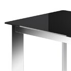 Mesa Canto 1517 - Móveis Carraro - Cromado / Preto