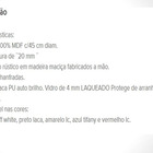 Mesa Canto Lateral Pé Palito Redonda Tampo Vidro Laqueado  Of