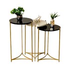 Mesa Canto Lateral Sala Decorativa Sofá Trio