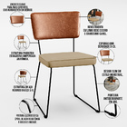 Mesa Capri 160 Off White E 6 Cadeiras Allana B05 Couríssimo C