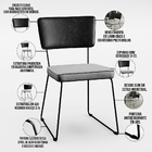 Mesa Capri 160cm Off White Com 6 Cadeiras Allana B05 Couríssi