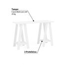 Mesa Cavalete Delta - Branco
