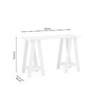 Mesa Cavalete Delta - Branco