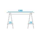 Mesa Cavalete Para Computador Bm 44 Office – Brv Móveis - Bra