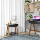 Mesa Cavalete Vintage Amêndoa Preto