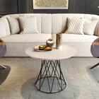 Mesa Centro 8040 Pérola Jb Bechara Móveis Sala Ml