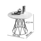 Mesa Centro 8040 Pérola Jb Bechara Móveis Sala Ml