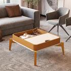 Mesa Centro De Sala Juazeiro Off White Nature