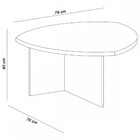 Mesa Centro Delta Cedro - Artely Móveis