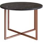 Mesa Centro Doha Marquina Estrutura Cobre 50cm - 59275 Sun Ho