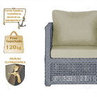 Mesa Centro E 1 Poltrona Madri Corda Náutica Estofado 7 Trama