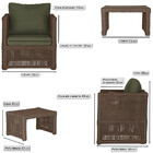 Mesa Centro E 2 Poltronas Madri Corda Náutica Estofado 13 Tra