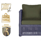 Mesa Centro E 2 Poltronas Madri Corda Náutica Estofado 13 Tra