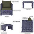 Mesa Centro E 2 Poltronas Madri Corda Náutica Estofado 13 Tra