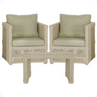 Mesa Centro E 2 Poltronas Madri Corda Náutica Estofado 7 Tram