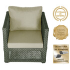 Mesa Centro E 2 Poltronas Madri Corda Náutica Estofado 7 Tram