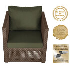 Mesa Centro E 3 Poltronas Madri Corda Náutica Estofado 13 Tra