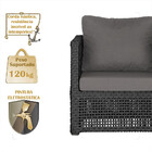 Mesa Centro E 4 Poltronas Madri Corda Náutica Estofado 11 Tra