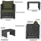 Mesa Centro E 4 Poltronas Madri Corda Náutica Estofado 13 Tra