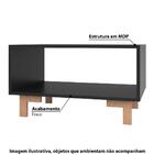 Mesa Centro Easy Brv - Preto / Pinus Claro