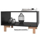 Mesa Centro Easy Brv - Preto / Pinus Claro