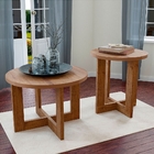 Mesa Centro Luxo 8001 E Mesa Lateral 8002 Caramelo