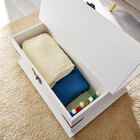 Mesa Centro Madeira 5 Gavetas Rústico Tequila - Branco