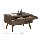 Mesa Centro Marzano Marrom