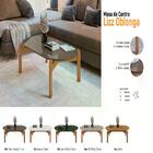 Mesa Centro Oblonga Lizz - Offwhite/cedro