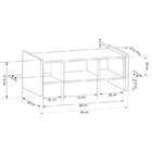 Mesa Centro Oriental – Olivar - Natural Carvalho / Branco